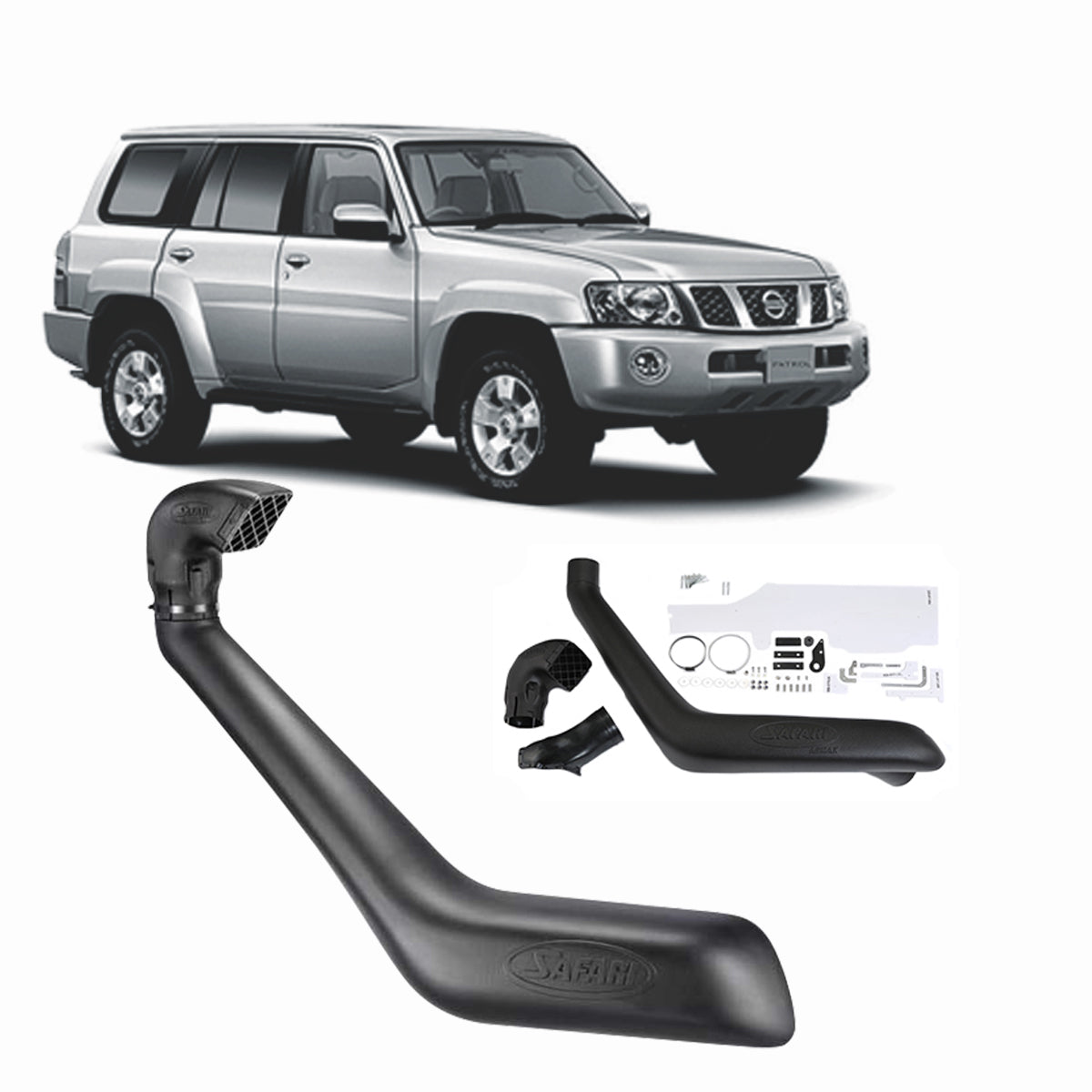 Safari Snorkel for Nissan Patrol (05/1998 - 01/2007) - SS17HFD