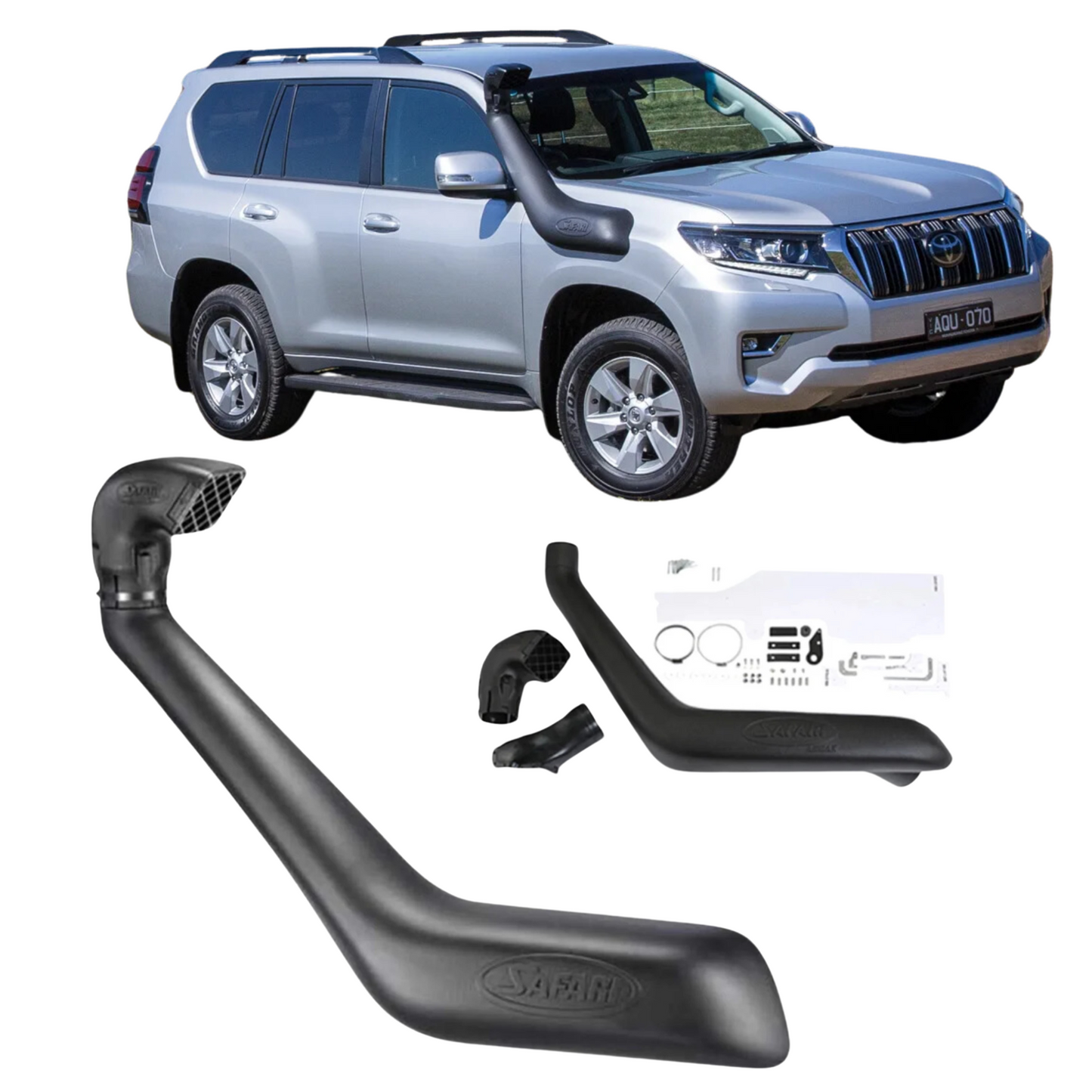 Safari Snorkel for Toyota 150 Series Prado 3.0L Diesel 1kd-FTV Engine (08/2009 - 05/2015) - SS188HF