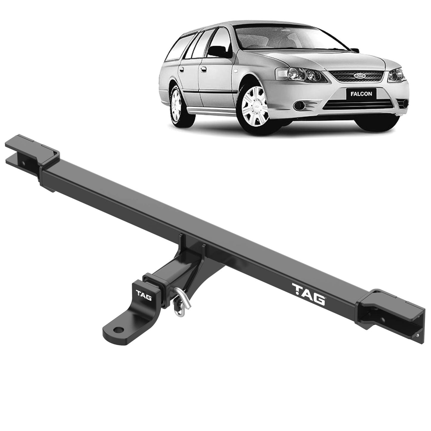 TAG Heavy Duty & Direct Fit Wiring Towbar for Ford Falcon AU BA BF Wagon (09/1998 - On)