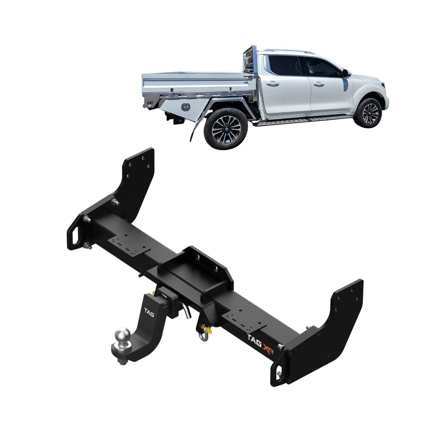 TAG Extreme Recovery Towbar & Wiring Adaptor for GWM Cannon Alpha Cab Chassis (08/2024 - On)