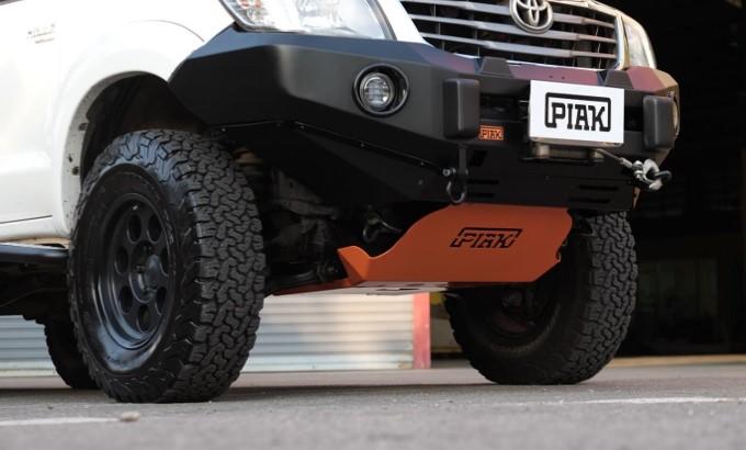 PIAK Radiator & Engine Plate (Black) to suit Toyota HiLux (9-2011 to 6-2015) - PKRETYH11B