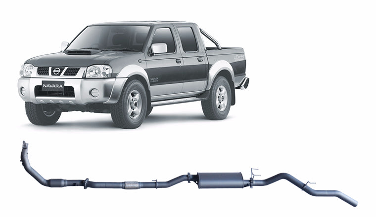 Redback Extreme Duty Exhaust for Nissan Navara D22 2.5L (01/2007 - 10/2015)
