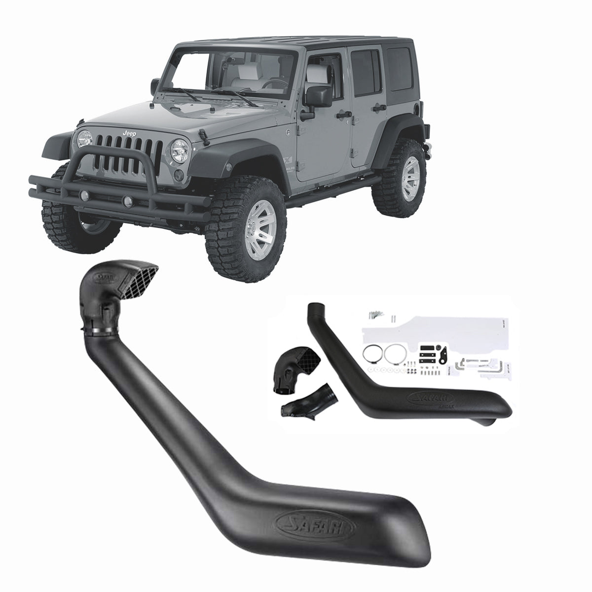 Safari Snorkel for Jeep Wrangler (02/2012 - 04/2018) - SS1070HF