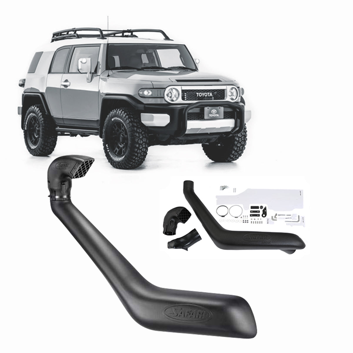 Safari Safari Snorkel for Toyota Fj Cruiser 4.0L Petrol 1GR-FE (01/2010 - on) - SS420HF