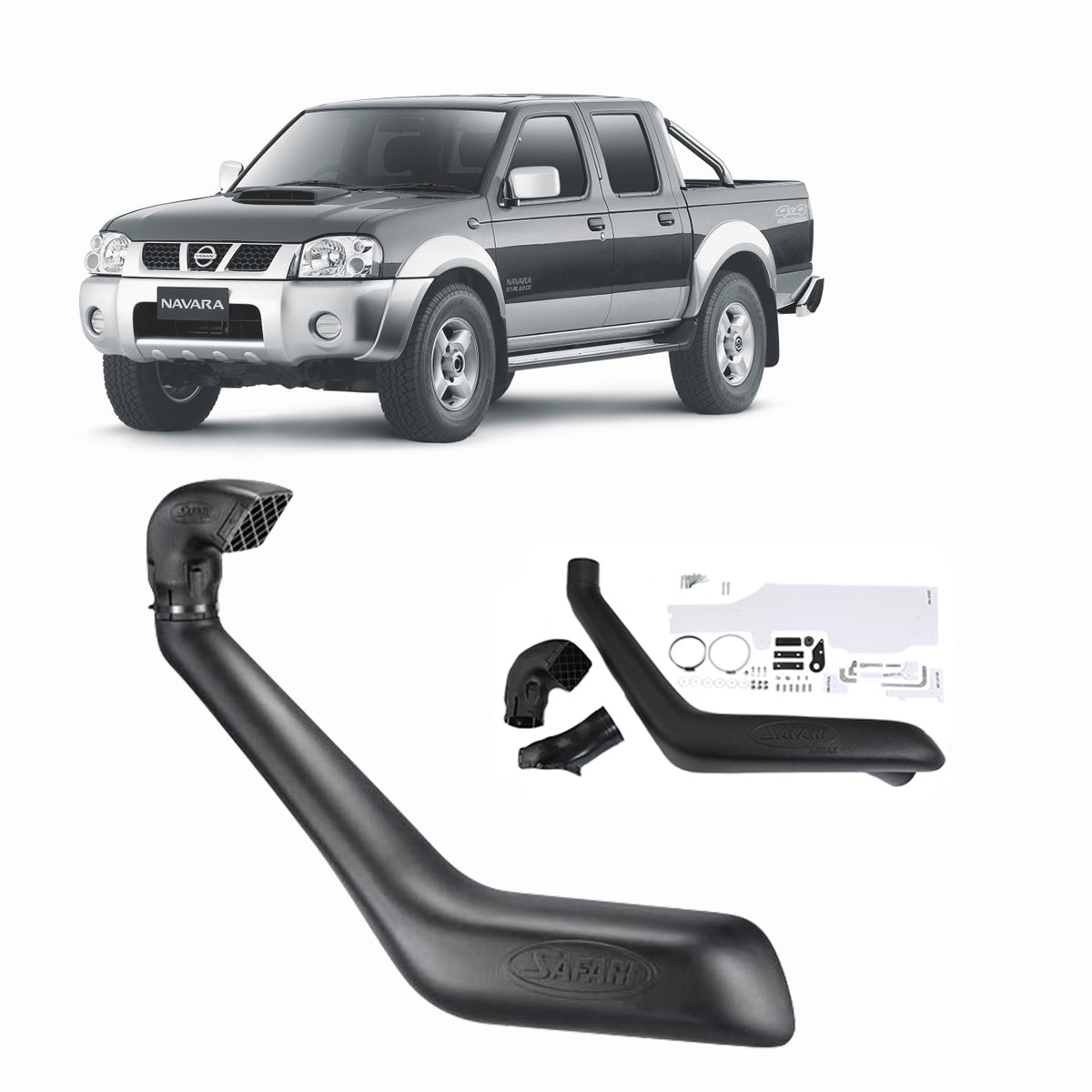 Safari Snorkel for Nissan Navara (11/2001 - 07/2015) - SS725HF