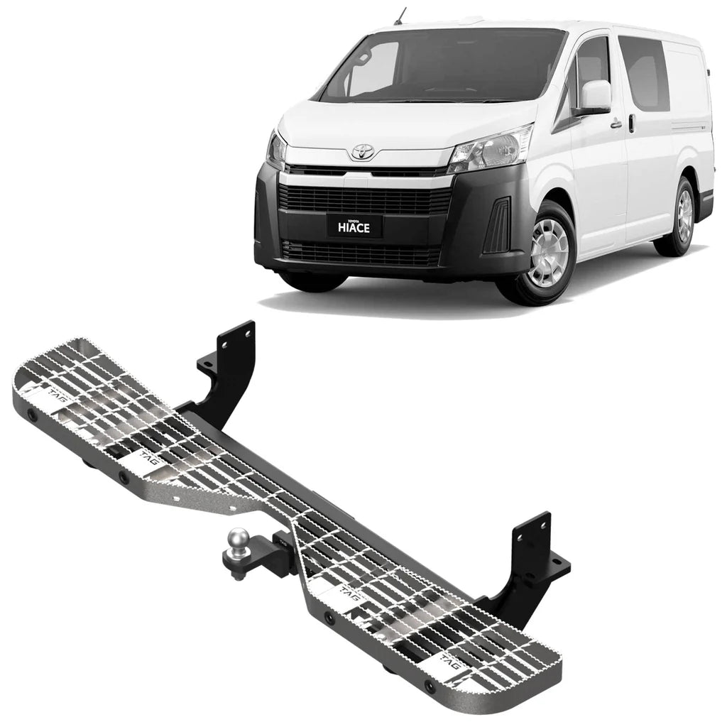 Toyota Hiace / Commuter (02/2019 - 07/2025) - TAG Rear Step, Towbar & Wiring Kit