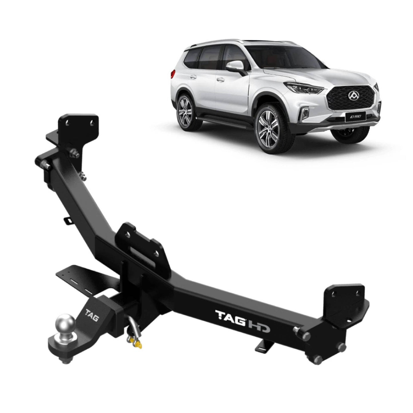 TAG Heavy Duty Towbar & Universal Wiring For LDV D90 MY25 Facelift Models (01/2025 - on)