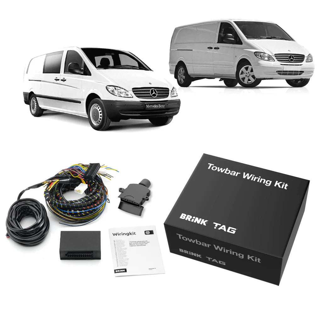 Mercedes Benz Vito Van 447 Series (116 & 119 Variant) (03/2015 - On) - TAG Rear Step, Towbar & Wiring Kit