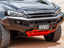 PIAK Genesis Non Loop Bull Bar (Black Recovery Points & Orange Bash Plate) to suit Isuzu MU-X (6-2021 to 10-2024) - PKGBISM21BZ
