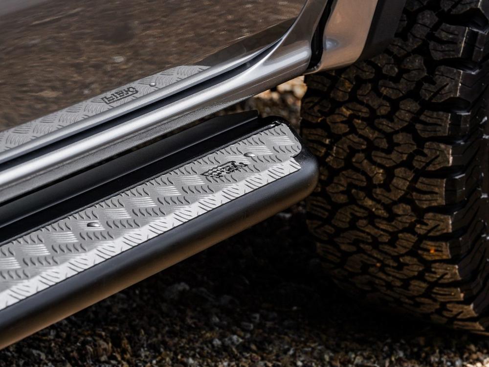 PIAK Side Step (Can use for rails, Grey) to suit Ford Ranger (5-2022 on) - PKSSFDR22G