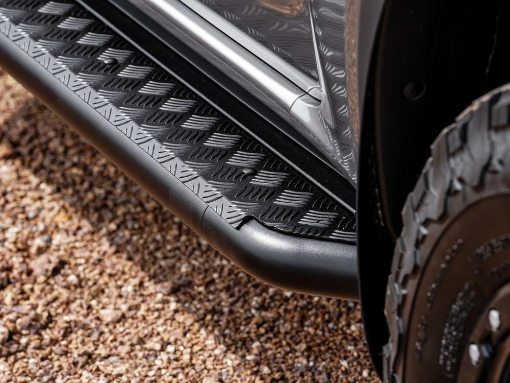 PIAK Side Step (Can use for rails, Black) to suit Ford Ranger (5-2022 on) - PKSSFDR22B