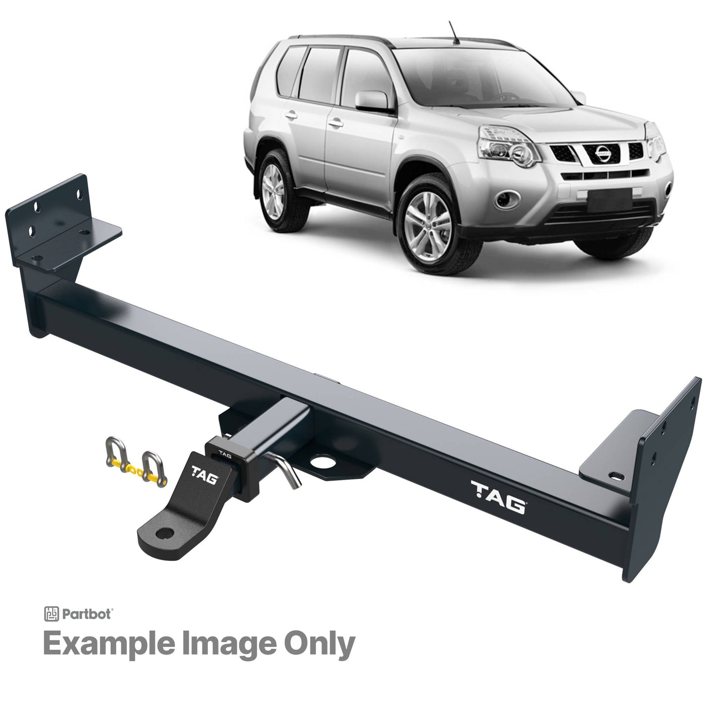 TAG Heavy Duty Towbar and Direct Fit Wiring Harness for Nissan Nissan X-TRAIL T30 (10/2001 - 09/2007)