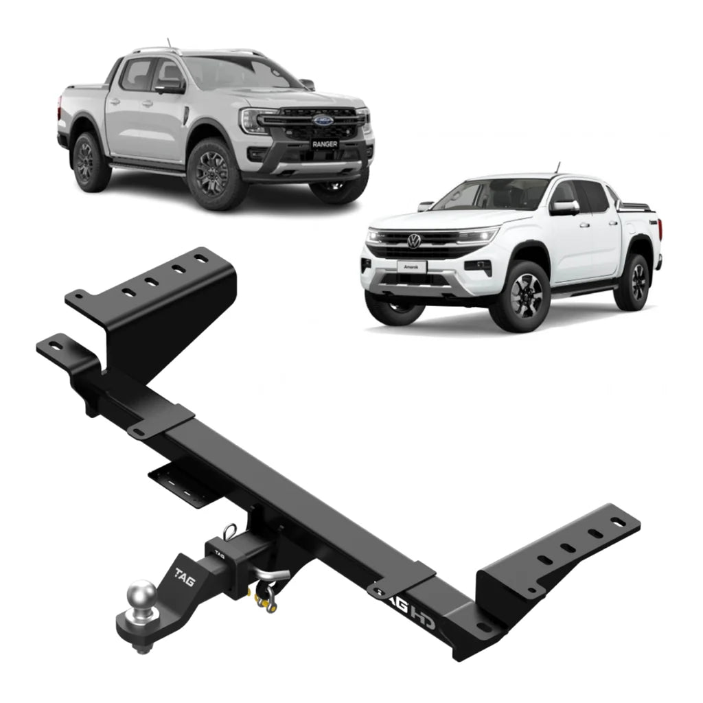 Next-Gen Ford Ranger (06/2022 - 12/2024) Styleside - TAG HD Towbar & Wiring Kit