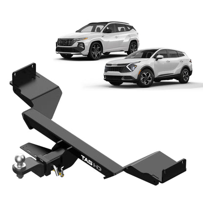 Hyundai Tucson NX4 Facelift Models (04/2024 - On) - TAG Heavy Duty Towbar & Direct Fit Wiring Kit