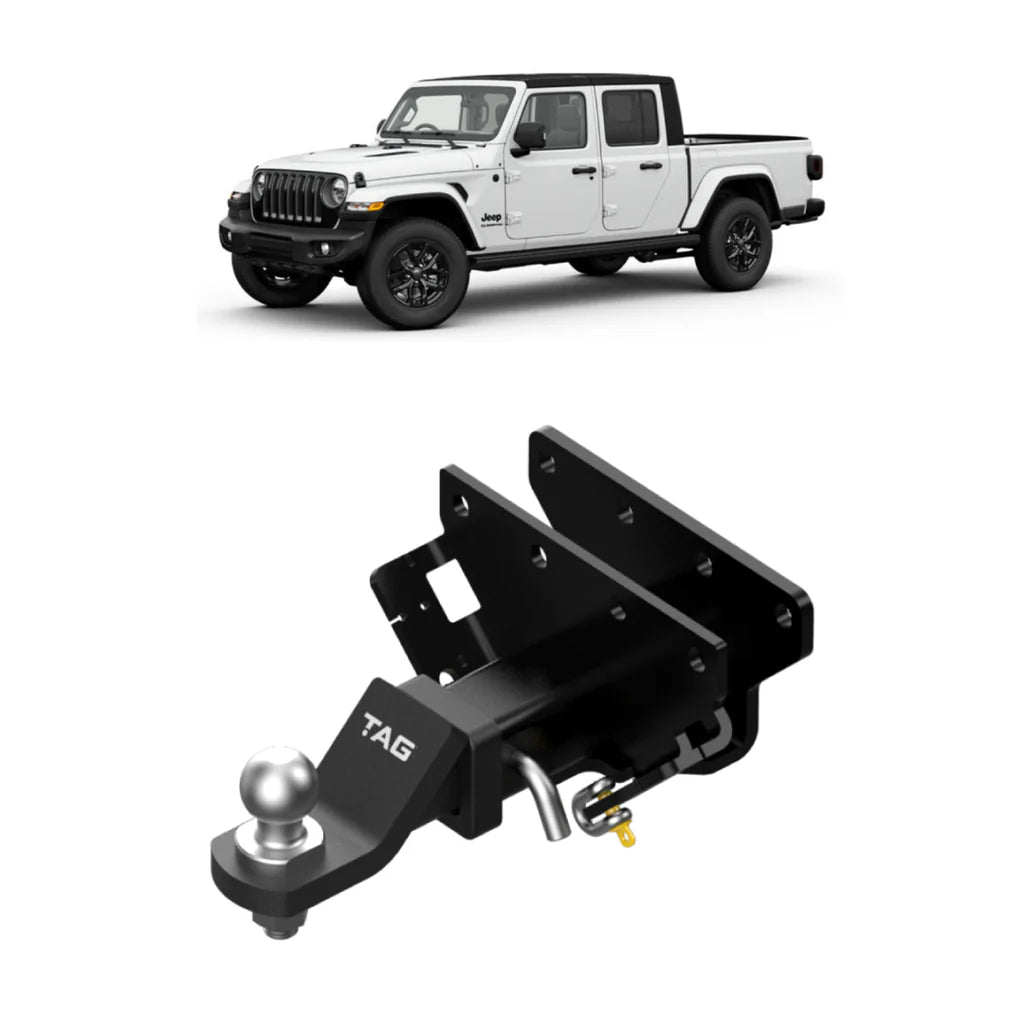 TAG Heavy Duty Towbar & Universal Wiring Harness for Jeep Gladiator Ute (01/2020 - on) - T4P884-K301