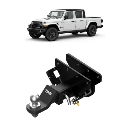 TAG Heavy Duty Towbar & Universal Wiring Harness for Jeep Gladiator Ute (01/2020 - on) - T4P884-K301