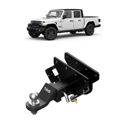 Jeep Gladiator Ute (01/2020 - on) - TAG Heavy Duty Towbar & Universal Wiring Harness