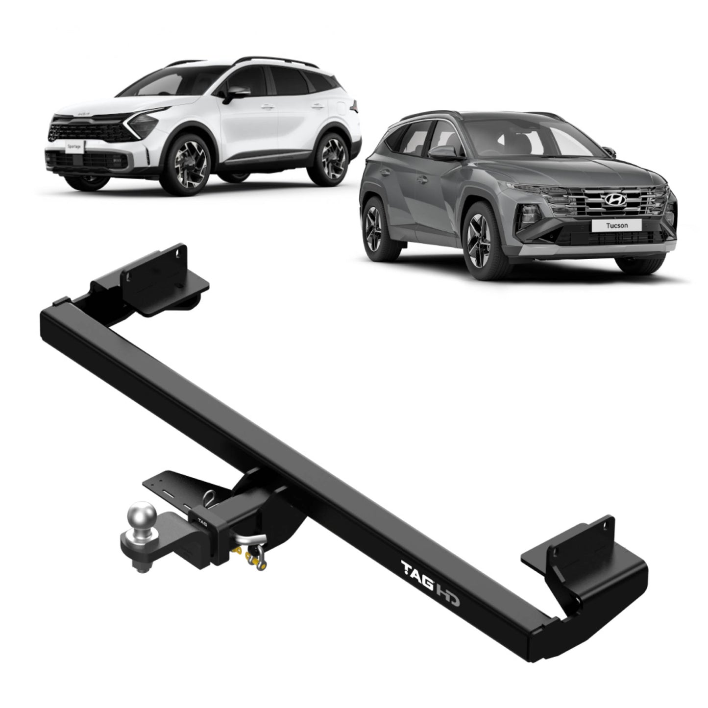 TAG Heavy Duty Towbar & Direct Fit Wiring for Hyundai Tuscon NX4 Facelfit Models (03/2024 - On)