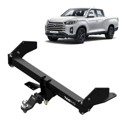Ssangyong Musso (03/2019 - on) - TAG Heavy Duty Towbar & Direct Fit WIring Kit