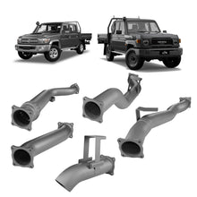 Redback Extreme Duty 4" Turbo Back Exhaust with Muffler Delete for Toyota Landcruiser 79 Series Dual Cab (2012 - on)