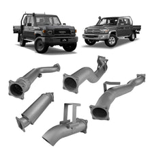Redback Extreme Duty 4" Turbo Back Exhaust with Resonator for Toyota Landcruiser 79 Series