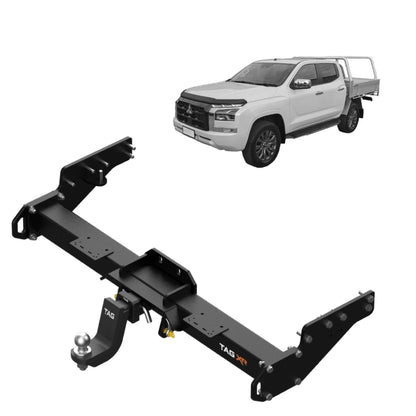 Mitsubishi Triton MV Cab Chassis (2024-on) - TAG 4x4 Recovery Towbar & Direct Fit Wiring Kit