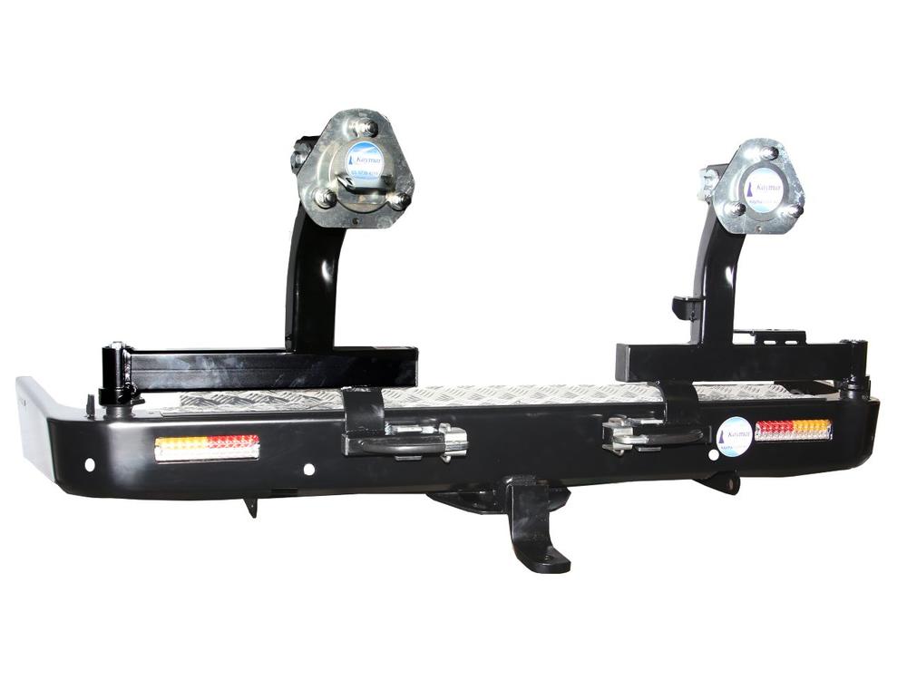 Kaymar Rear Bar Kit with LHS & RHS Carrier to suit Prado 150 Series (sensors) - KITPRADO150-S