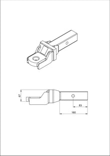 Hayman Reese Towball Mount - 21314