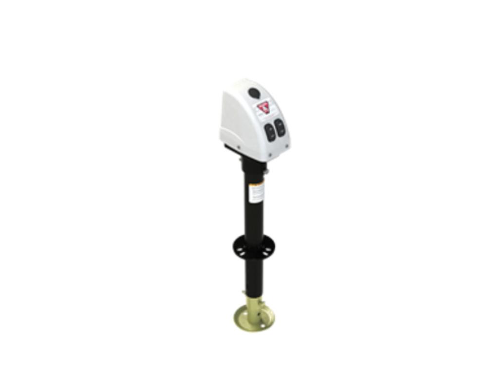 Bulldog Powered Trailer Jack A-Frame 3,500 Lbs. Lift Capacity Bolt-On 14 Inch Travel - 500188