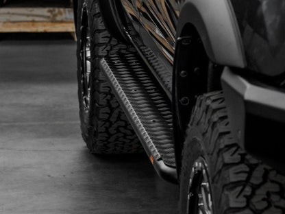 PIAK Side Step (Can use for rails, Black) to suit Ford Ranger PX MKI,II,III (10-2011 to 3-2022)