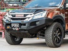 PIAK Elite Non Loop Bull Bar (Black Recovery Points & Bash Plate) to suit Isuzu MU-X (11-2013 to 10-2016) - PKEBISM13BB