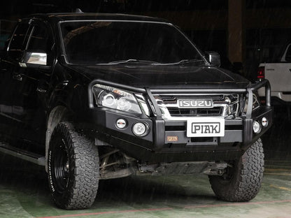 PIAK Premium Loop Bull Bar with Black Protection Plate to suit Isuzu D-MAX (6-2012 to 10-2016)