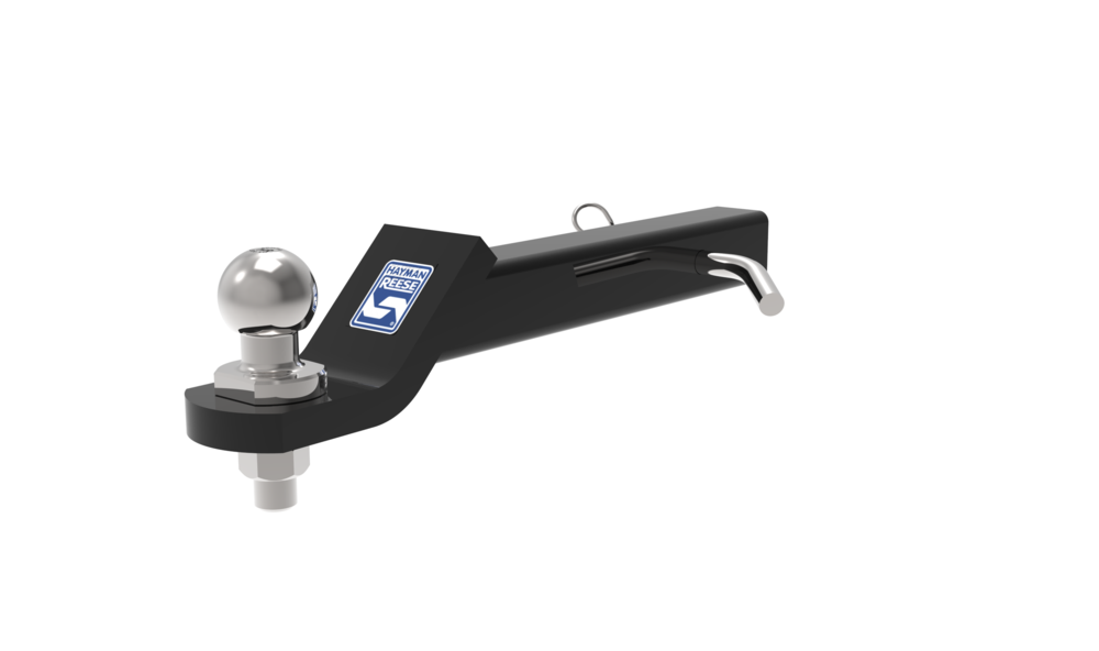 Hayman Reese Towball Mount Kit 50mm drop, 19mm rise, 350mm length - 21405
