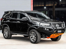 PIAK Elite Non Loop Bull Bar (Black Recovery Points & Orange Bash Plate) to suit Toyota Fortuner (8-2015 to 5-2018) - PKEBTYF15BZ
