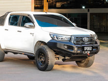 PIAK Elite Non Loop Bull Bar with Black Protection Plate to suit Toyota HiLux (6-2018 to 4-2020) - PKEBTYH18BB