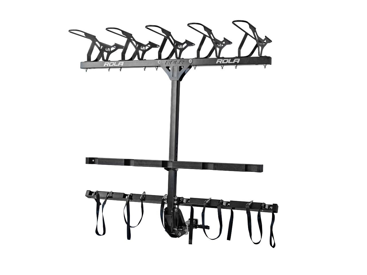 Rola Vertical Bike Rack (Hitch mount) - 5 Bike Carrier - VBR5