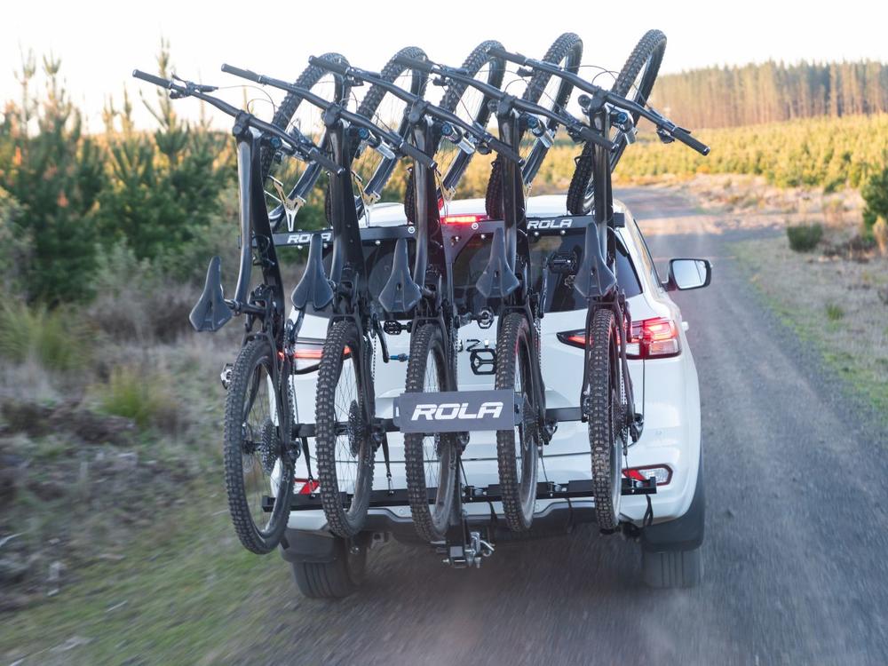 Rola Vertical Bike Rack (Hitch mount) - 5 Bike Carrier - VBR5