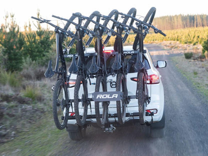 Rola Vertical Bike Rack (Hitch mount) - 5 Bike Carrier - VBR5