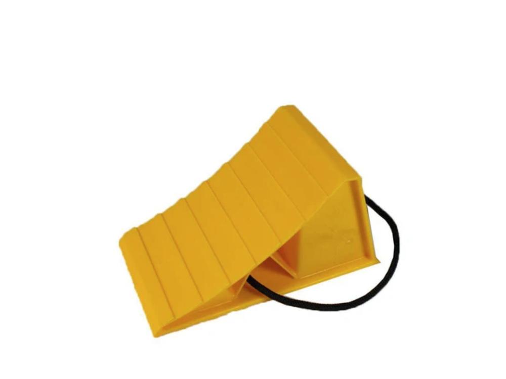 Camco Chock With Rope - Wheel - 44472